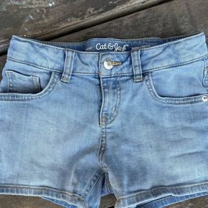 GUC Cat & Jack Denim Shorts SZ 7/8
